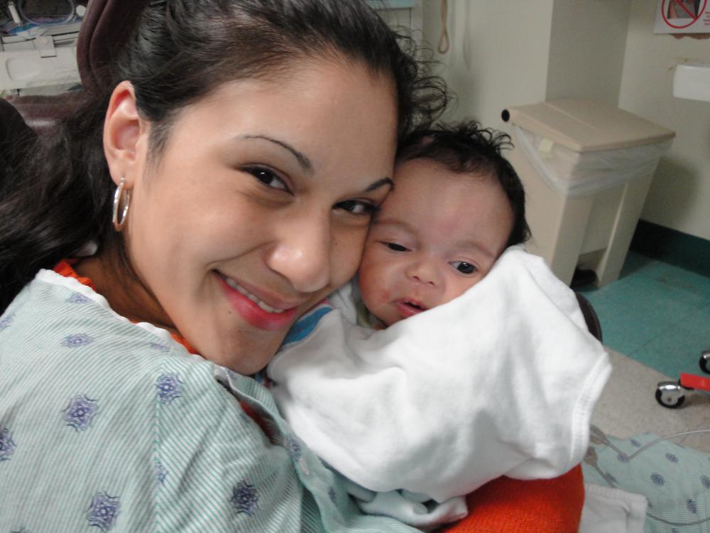 Squeezing you, holding you